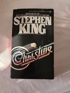 Stephen King "Christine" Paperback Book - Black Cover